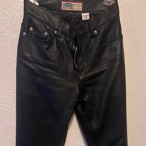 Real leather Old Navy pants size 1